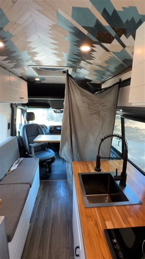 Our sprinter actually has 2 showers! One for outdoor use out of the back of the van, and this @tetra.van Folding camper van shower system! It’s all tied into the electronic @boschusa water heater so you can take a nice hot shower inside of the van even in the cold. 🚿🚿Enter to win at forged4x4.com | Forged4x4