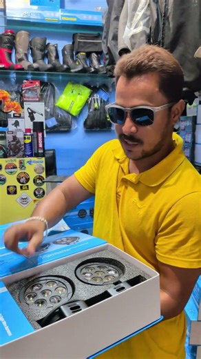 🔥 LiuHjg New 7 LED with DRL ⚡ Adjustable LM Controllable Switch #liuhjg #foglights #bikinghours