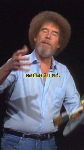 2.3M views · 44K reactions | Bob transformed what he saw in front of him into art, one brushstroke at a time | "The Joy of Painting" with Bob Ross | Facebook