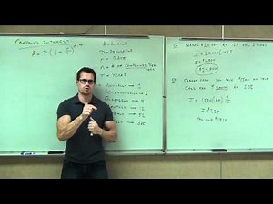 Prealgebra Lecture 7.6: Solving Simple Interest and Compound Interest Problems.