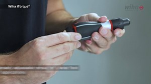 The iTorque screwdriver - an intelligent tool! The desired torque can be set via the cap on the handle end and then you´re good to go to perfectly fasten every screw. And you can conveniently read the torque on the digital display. | Wiha