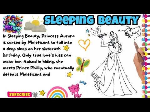 Let’s Draw Sleeping Beauty | Easy Drawing & Story Time for Kids