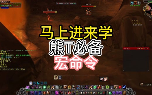 熊T必备的几个宏命令推荐！每个都是香饽饽！