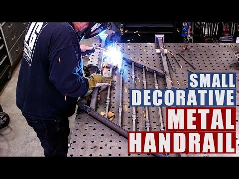 Small Decorative Metal Handrail Build | JIMBO'S GARAGE