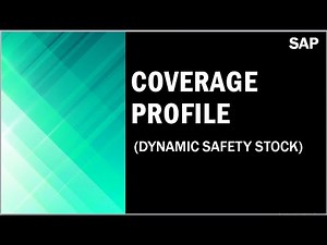 Dynamic Safety Stock Calculation | Safety Stock | SAP PP | SAP Demo|Coverage Profile