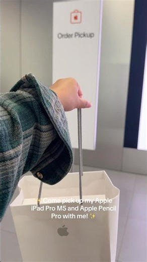 Pick up my Apple iPad Pro M5 and Apple Pencil Pro with me!! ✨