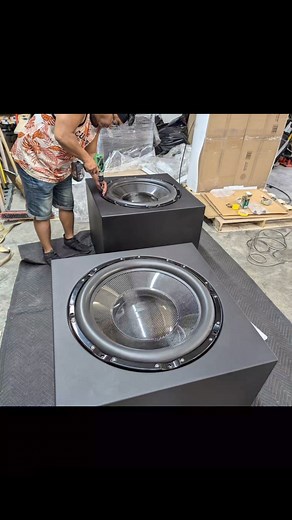 MWAVE prep getting our eight HS-24's into their cabinets. | Stereo Integrity