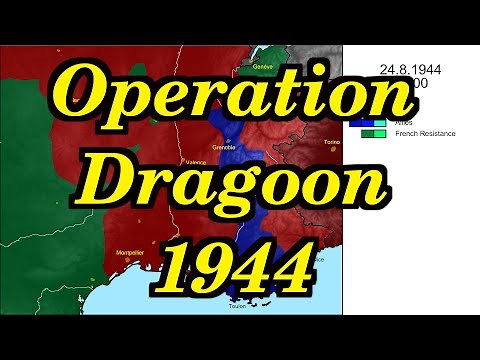 Operation Dragoon 1944 - Every Hour