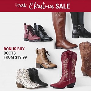 Santa’s on his way, y’all! Shop Christmas Sale Bonus Buys up to 70% off thru 12/11. Free shipping on $49 . https://on.belk.com/2E3IMyf | Belk