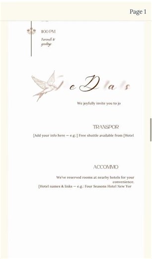 Elegance Digital Wedding Invitation Website – Fully Customizable One-Page Design#weddinginvitation