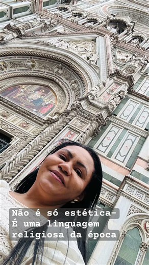 Florença, uma igreja tão alta, com uma linguagem que o papa mandou parar a construção.