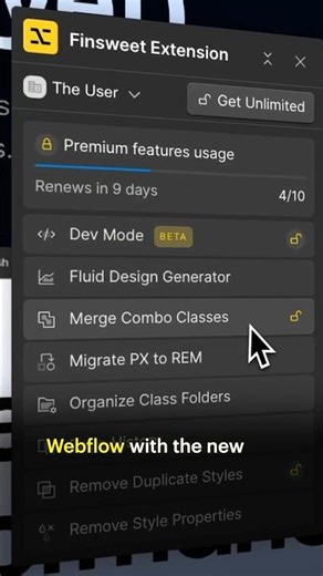 The quickest way to merge combo class styles in Webflow