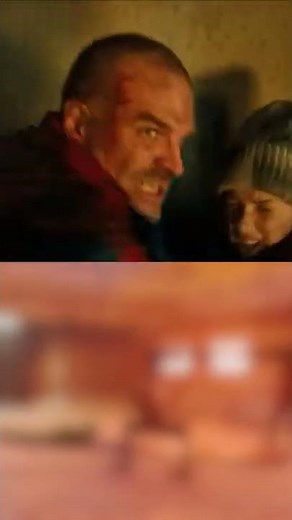 Stranger Things Demogorgon scenes with and without CGI