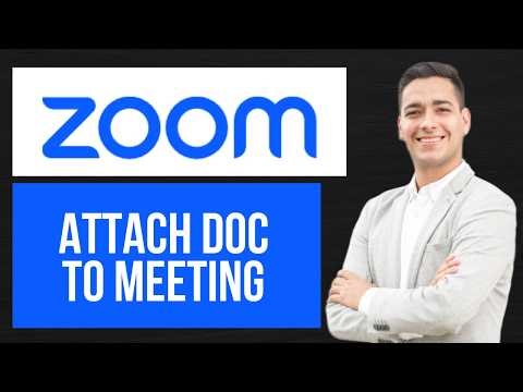 How to Attach Document to Zoom Meeting | Add Doc to Meeting