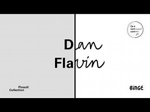 Dan Flavin – Et la lumière fut