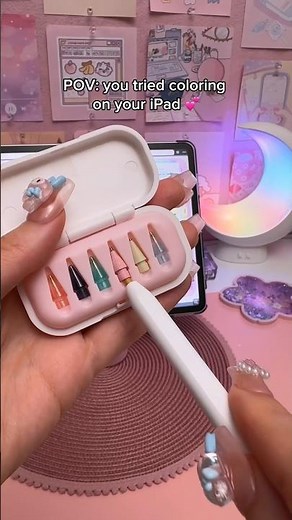 iPad coloring ✏️🩷 apple pencil | lake coloring app | iPad drawing | iPad art