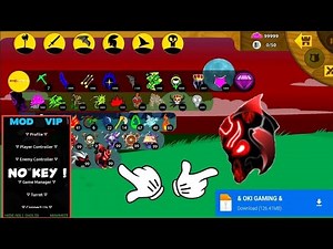 UNLOCKED MAX VIP MOD MENU | Unlimited Army, Items & Gems | Stick War Legacy Crazy Update!