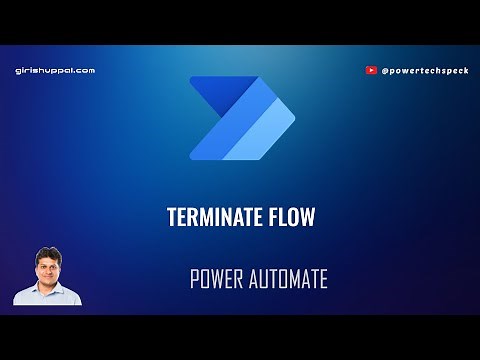 What is Terminate action within Microsoft Power Automate?