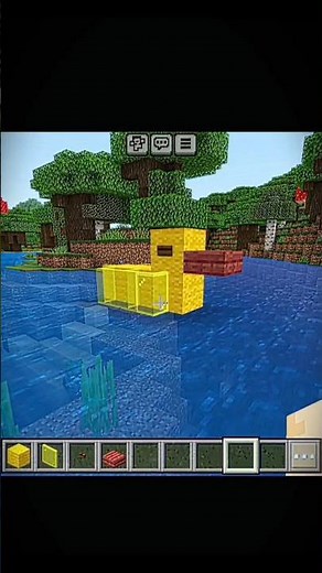 How to build a duck🐤 in Minecraft