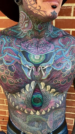 Color Tattoo Techniques for Blackout Ink
