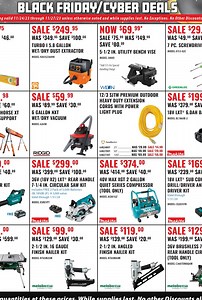 Black Friday Deals are here! Don't miss out on these hot deals while supplies last! Shop now: https://www.acmetools.com/black-friday-deals.html | Acme Tools