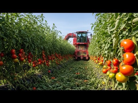 Inside Tomato Farming: Harvesting and Canned Tomato Production