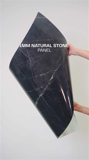 All the beauty of real Marble, none of the limits. At just 1 mm thin, our flexible natural stone opens new possibilities for walls, curves, and custom interiors. Available in a range of natural stones. #LiteRox #StoneSlab #1mmstone #flexiblestone #lightweightmarble