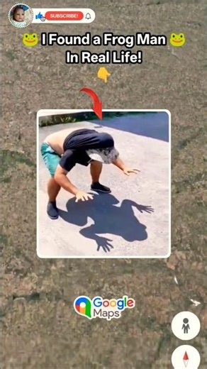 Giant Frogs Man Found On Google Maps and Earth #earth #maps