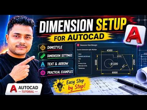 Setting Up the Dimension Style (DIMSTY) in AutoCAD