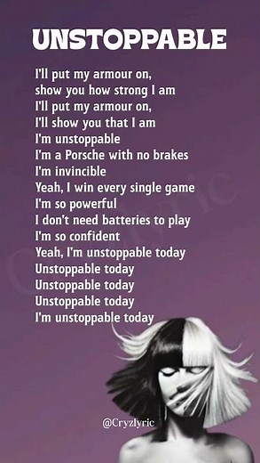 Sia - Unstoppable (Lyrics) #lyrics #unstoppable #sia #songlyrics #viral