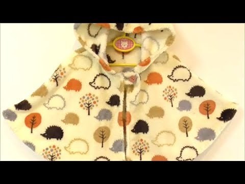 フード付きポンチョの作り方 Handmade