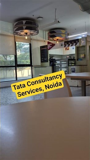 Life at TCS Noida | India’s Tech Giant 🇮🇳 | Lucerna Tower Cafeteria #shorts #shortfeed #tcs #tata