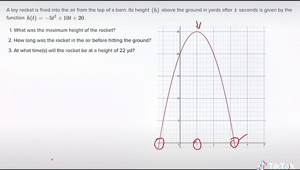 Quadratic Application Part 4 #learnontiktok #mathematics #math #schoollife #school #helpmeplease #helpme #mathpolice #learnontiktoktogether #algebra #algebra2 #fyp