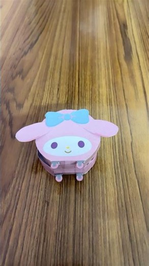 My Melody suitcase craft 🩷🤍🧳#diy #craft #sanrio