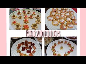 Bocadillos para cualquier reunión/ fáciles de hacer 🍡🍸