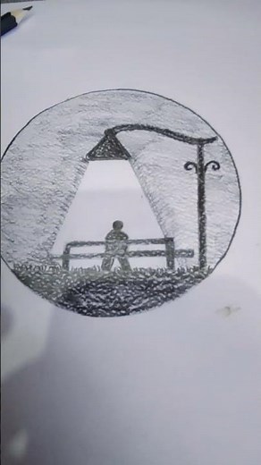 Circle Drawing Easy Step by Step | Simple Circle Art Tutorial ✏️