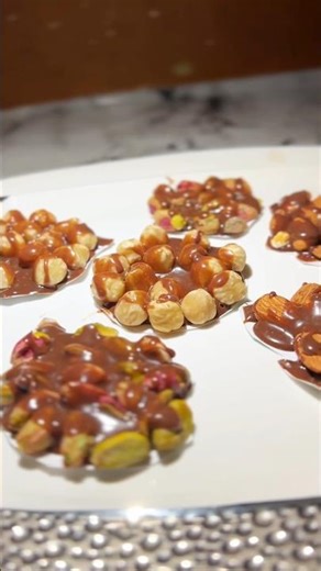 Dry fruit chocolate's🍫 😋#dryfruits #hazelnut #viral #shortfeed #recipe