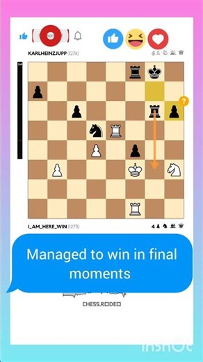 Forked! Winning a Rook in the Final Minute #chess #games