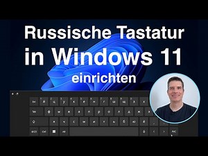 Setting up a Russian keyboard in Windows 11
