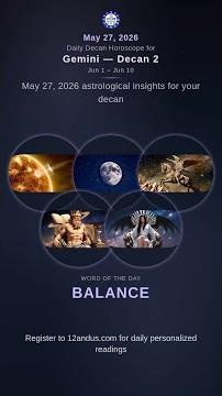 May 27 ♊ Gemini Decan Jun 1-10 #Horoscope
