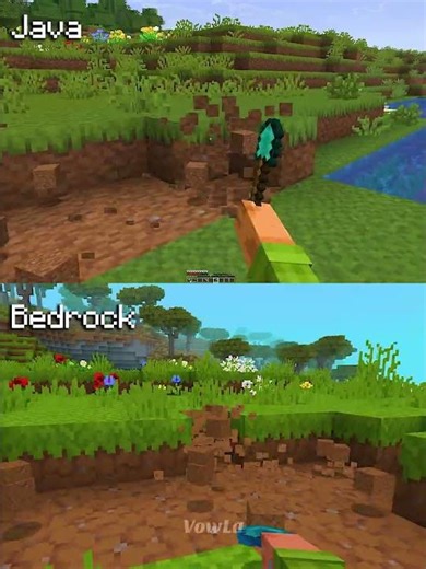 Minecraft Actions and Stuff Java vs Bedrock Part 57