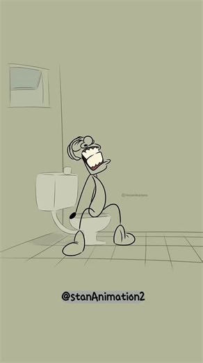 me in the toilet 🚽 😭 #animation #4k #fyp #viral #toilet