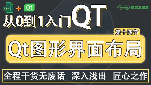 14【QT/ 图形界面布局】BoxLayout（盒子），GridLayout（表格），FormLayout（表单），QStackedLayout（堆栈）