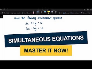 Simultaneous Equations Additional Mathematics [with free practice questions and worked answers]