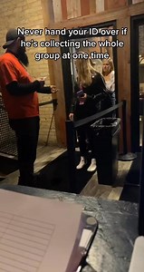 8.9M views · 51K reactions | Too entertaining #college #student #fake #freshmen #fake #ID #bar #drink #drinks #funny #bouncer #fypシ #JBLGreekOut | Doorman Diaries | Facebook