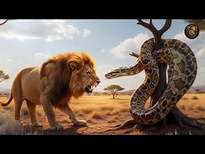 Savage Showdown: Lion vs Python in a Fight for Survival