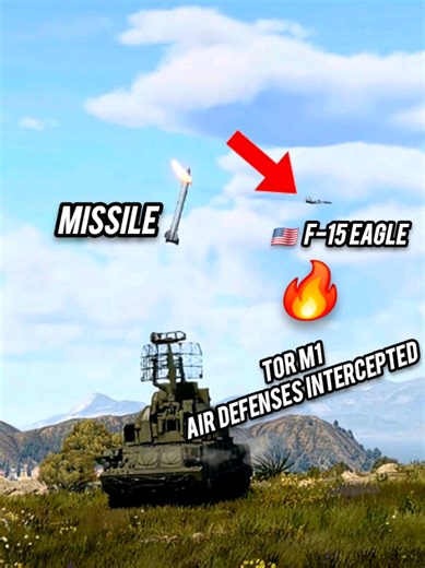 Tor M1 and F-15 Eagle Gameplay in War Thunder