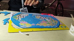 如何用13分钟盲拼世界地图拼图