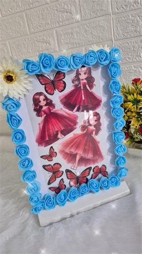 DIY Beautiful Photo Frame🥰✨️ | Handmade Gift Idea 🎁| Best Gift Idea for Friends🥰✨️| #shorts #diy