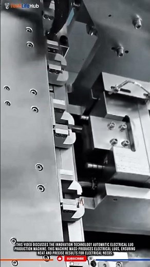 Innovation Technology Electricity: Automated Lug Production Machine, Mass & Precise. #tech